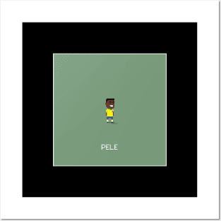 Pele 8bit Posters and Art